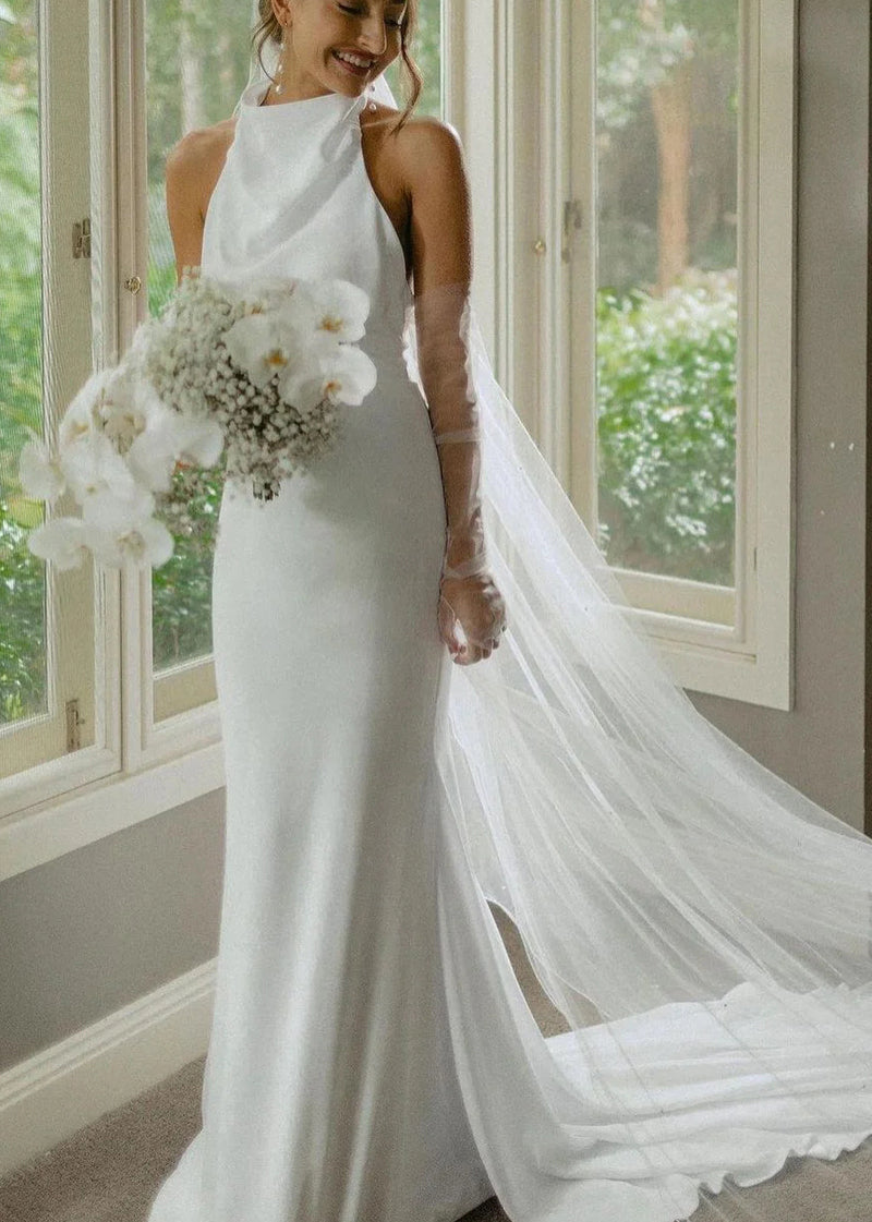 Sold Halter Wedding Dress