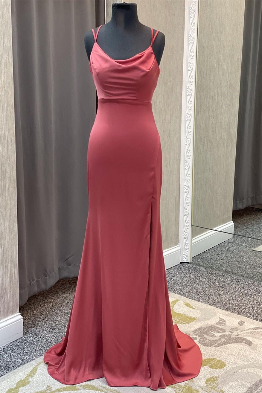 Mauve long sale formal dress