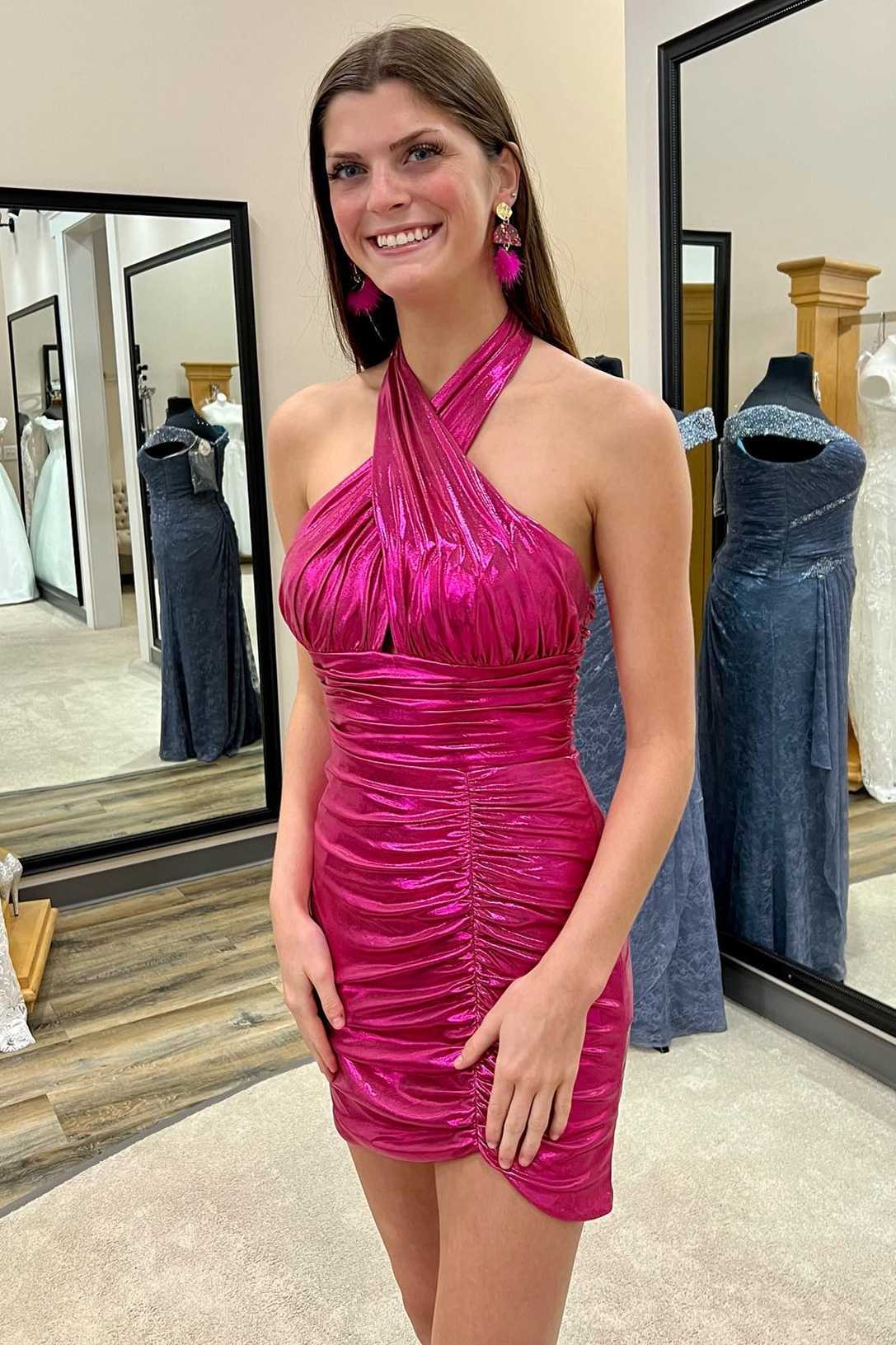 Neon Pink Party Dress