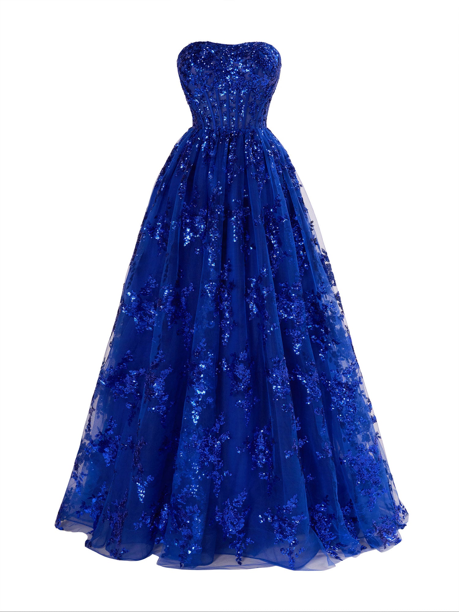 royal blue dama dresses