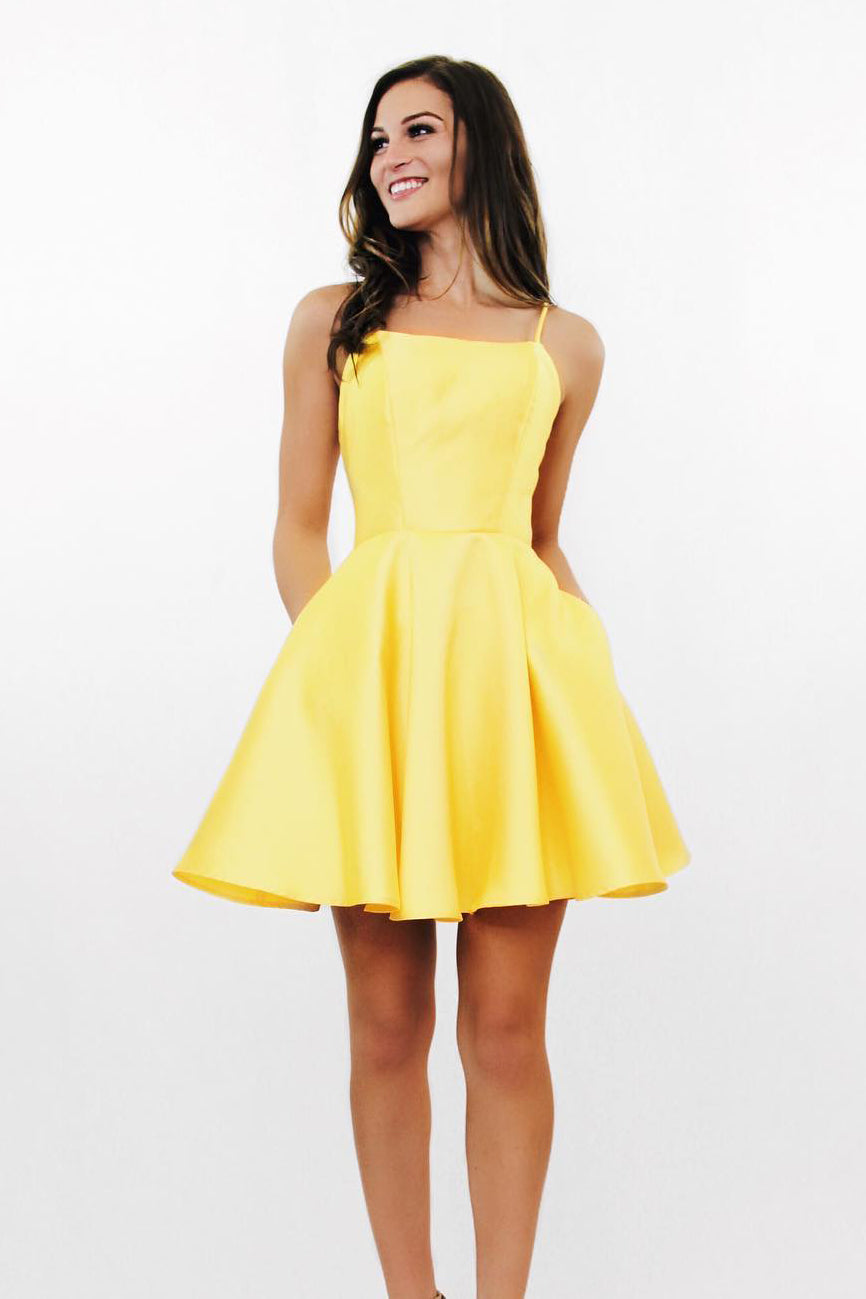 Criss Cross Strap Skater Dress