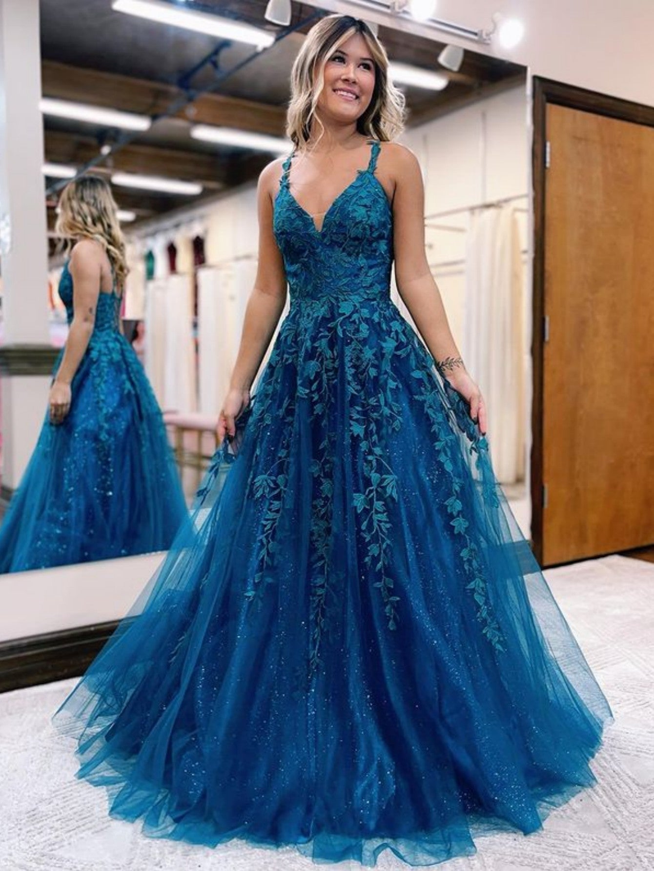 Accessorizing Your Blue Lace Prom Dress