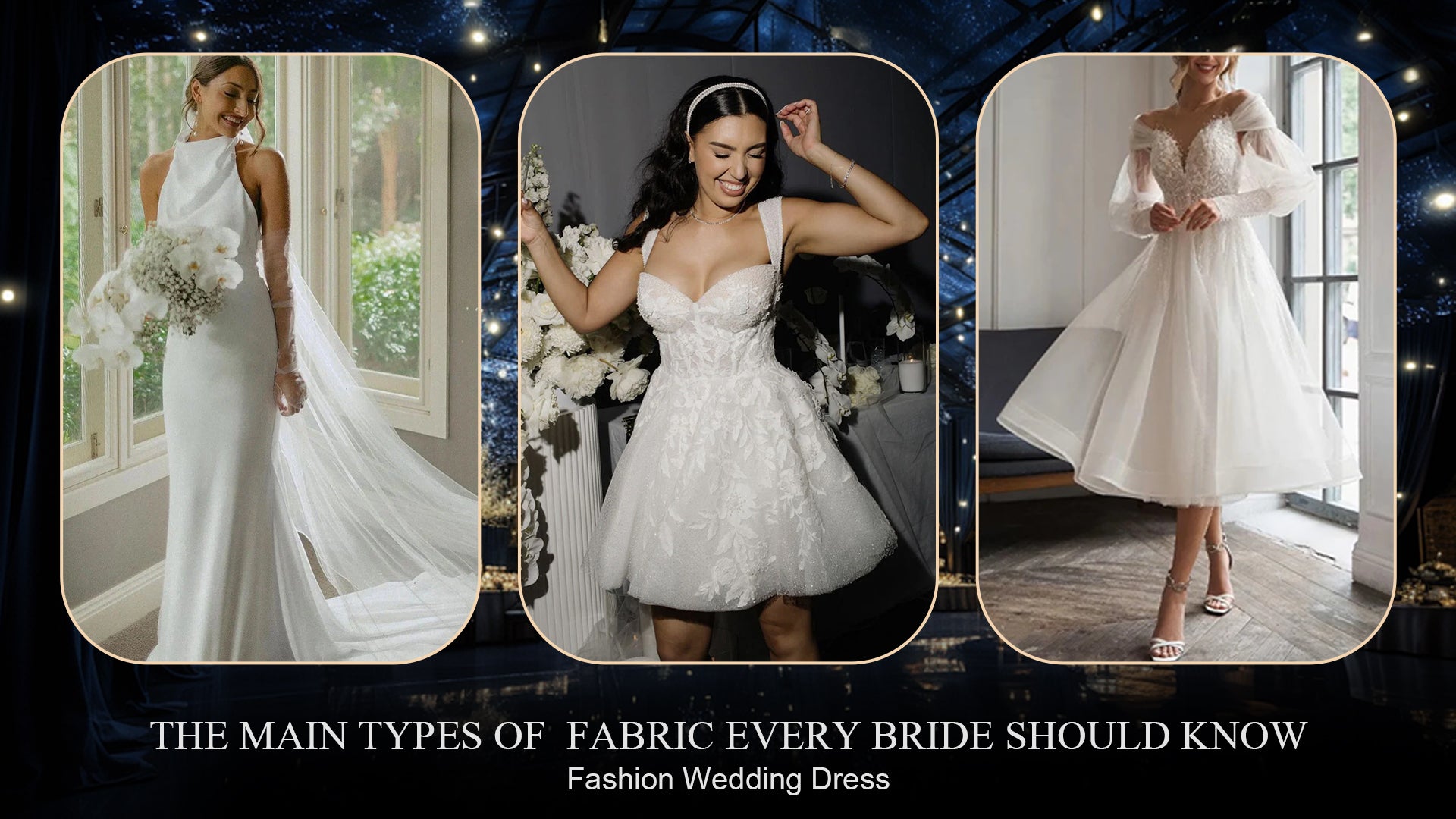 The Main Types of Fabric Every Bride Should Know