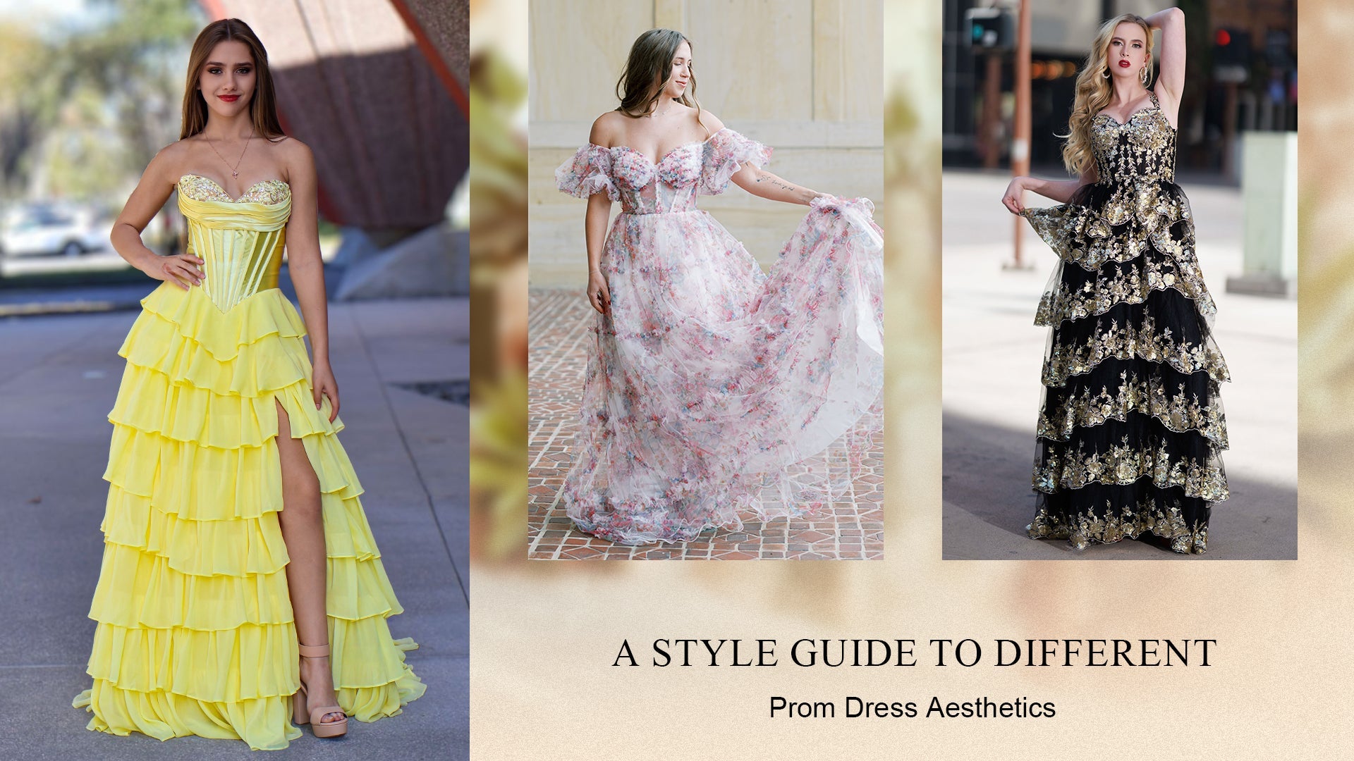 A Style Guide to Different Prom Dress Aesthetics