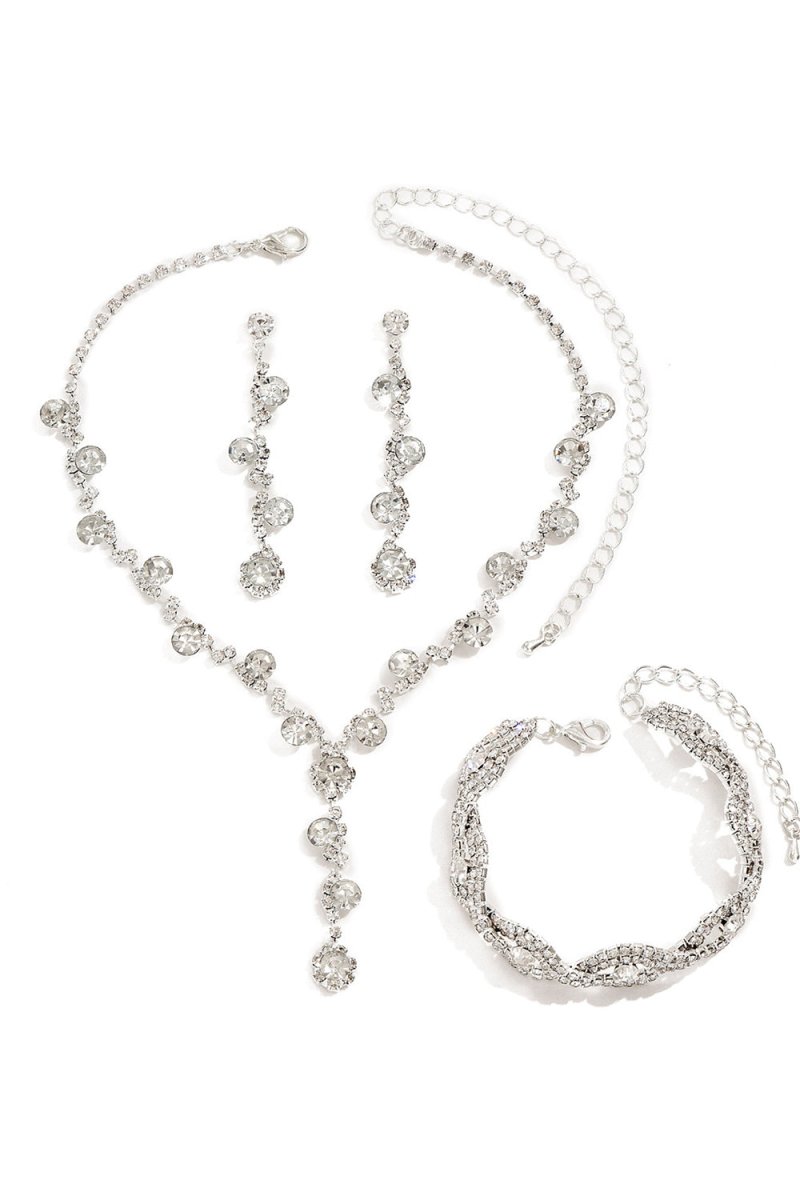 Silver Diamond Jewelry Sets - KissProm