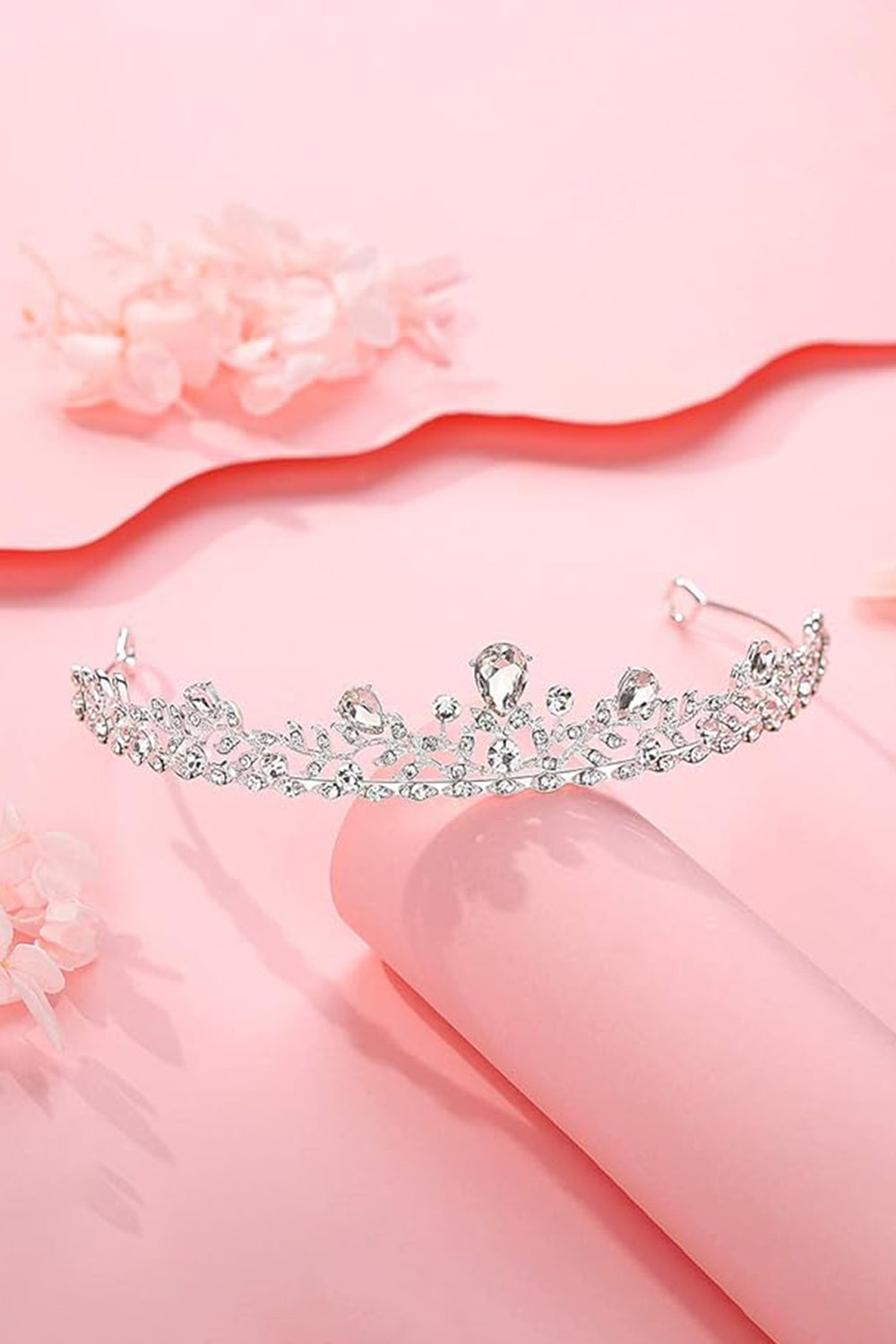 Crystal Princess Alloy Silver Tiara