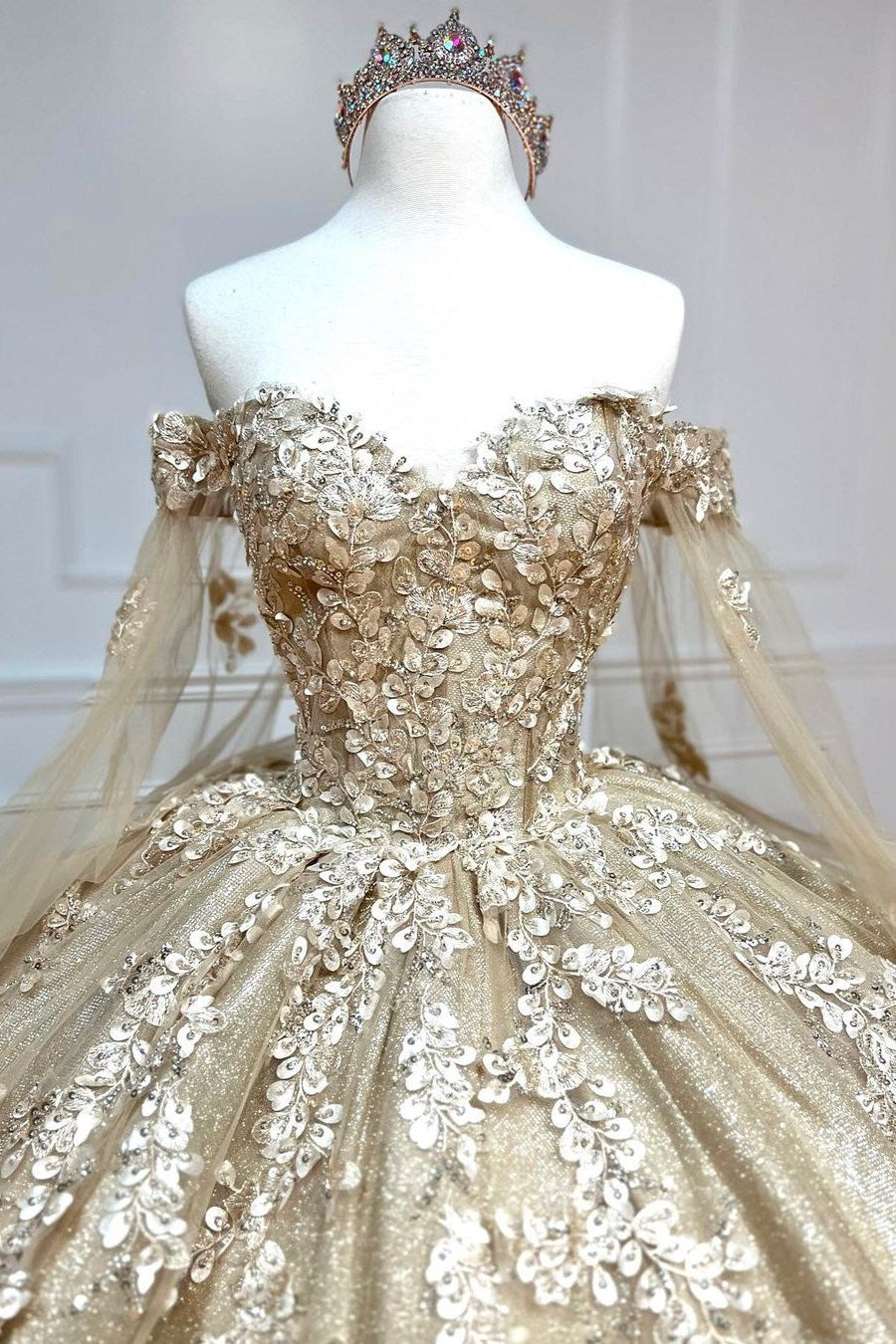 Glamorous clearance gold dress