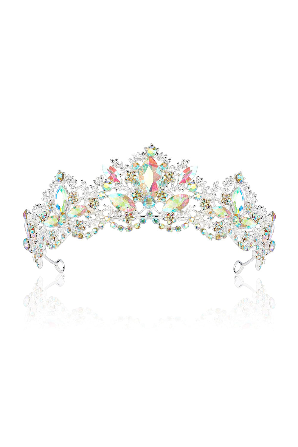 Aurora Borealis Crystal Tiara