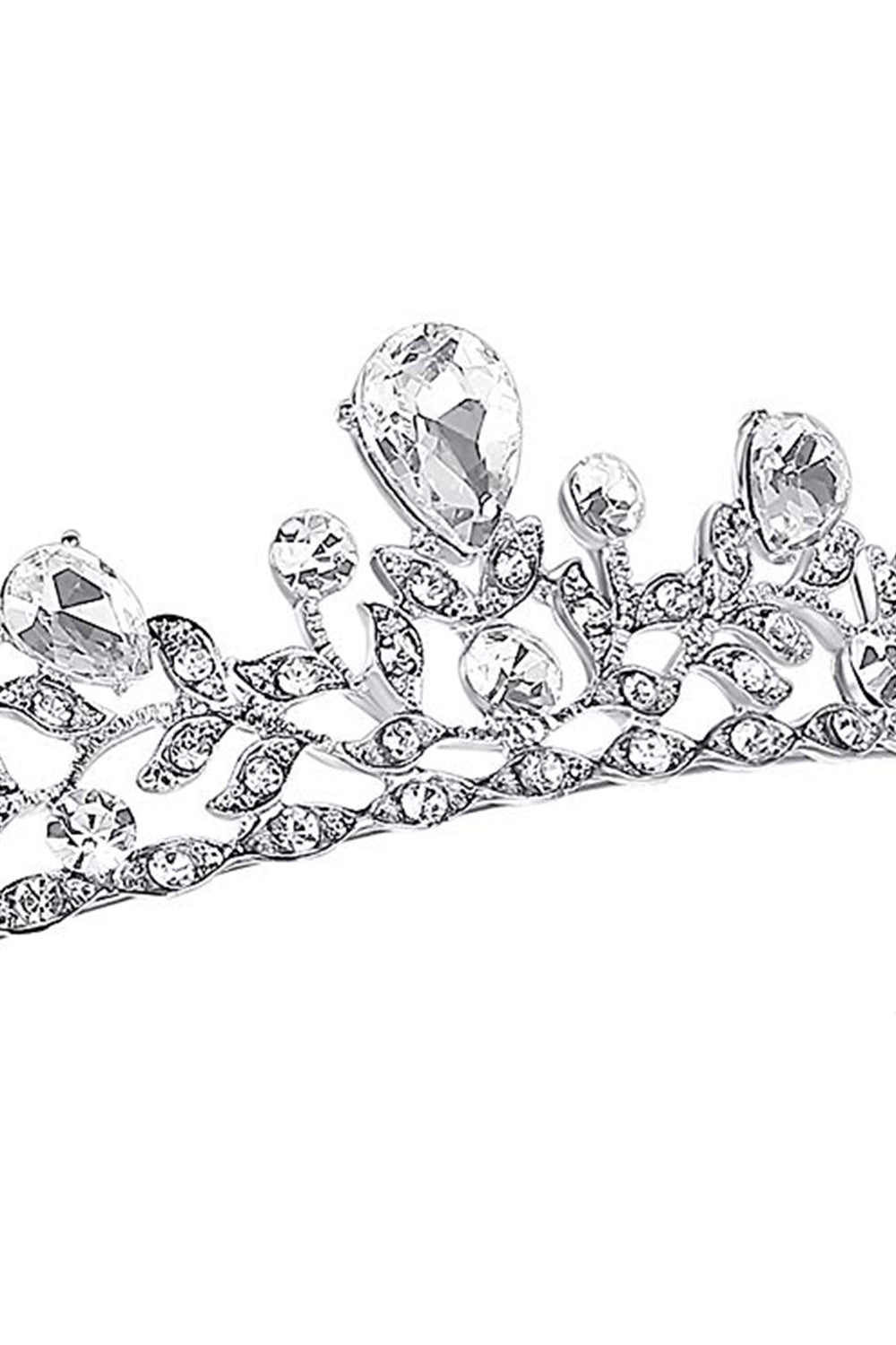 Crystal Princess Alloy Silver Tiara