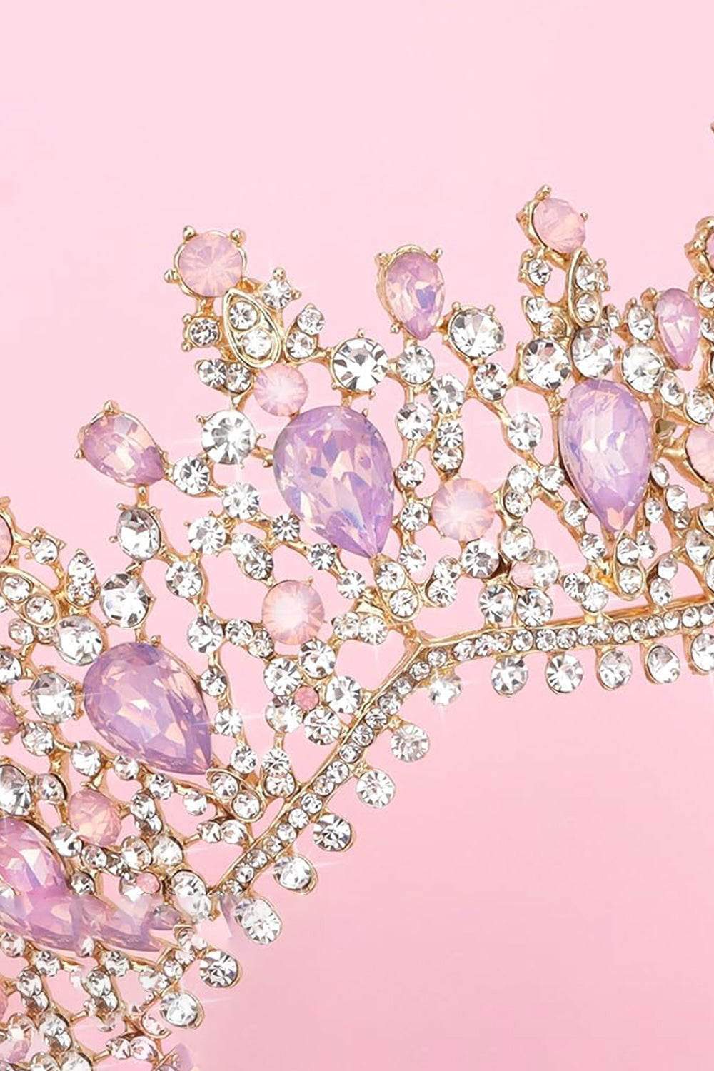 Pink Crown Tiaras for Women