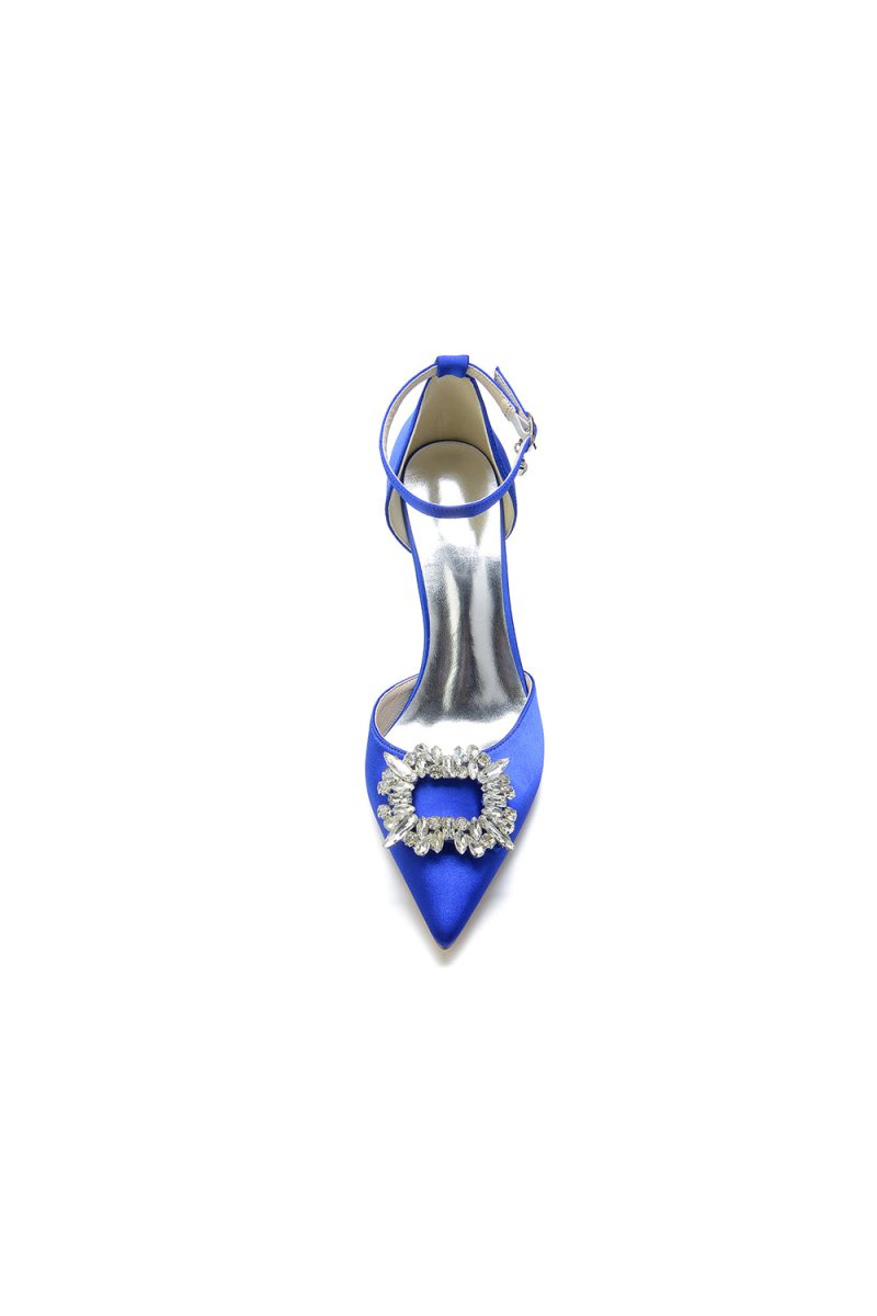 Pointed Toe Rhinestone Party Shoes - KissProm