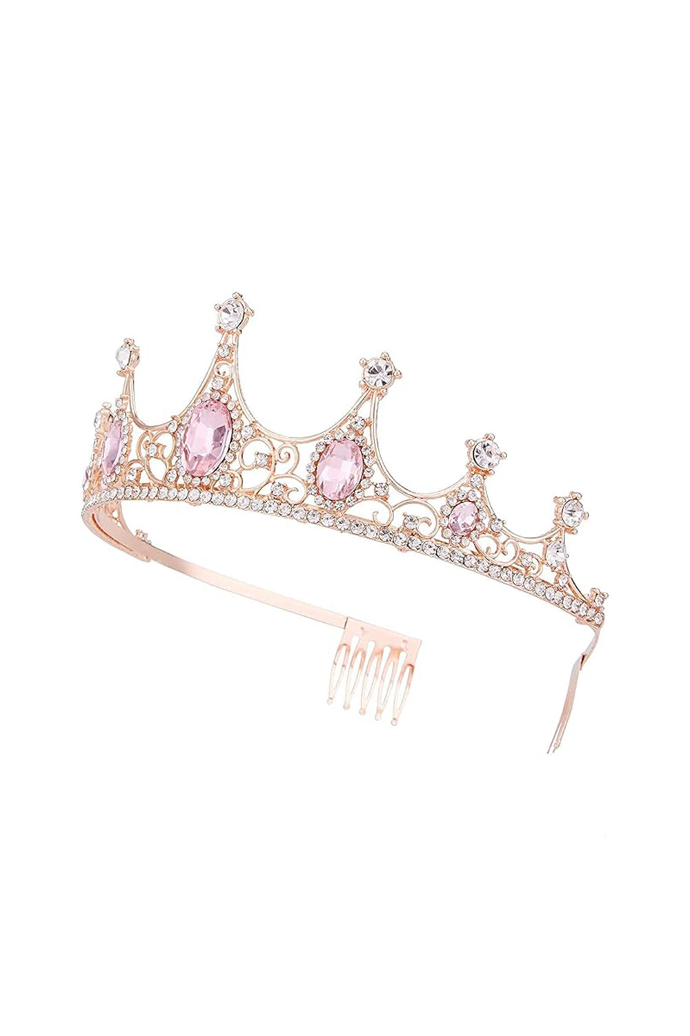 Rose Gold Tiaras Peach