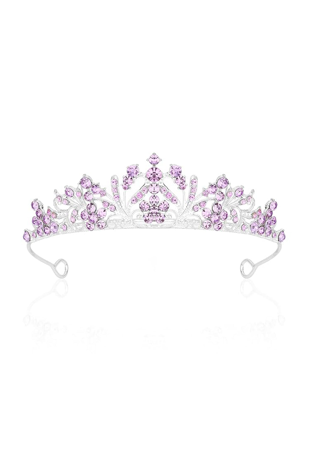 Silver Crystal Crown for Women