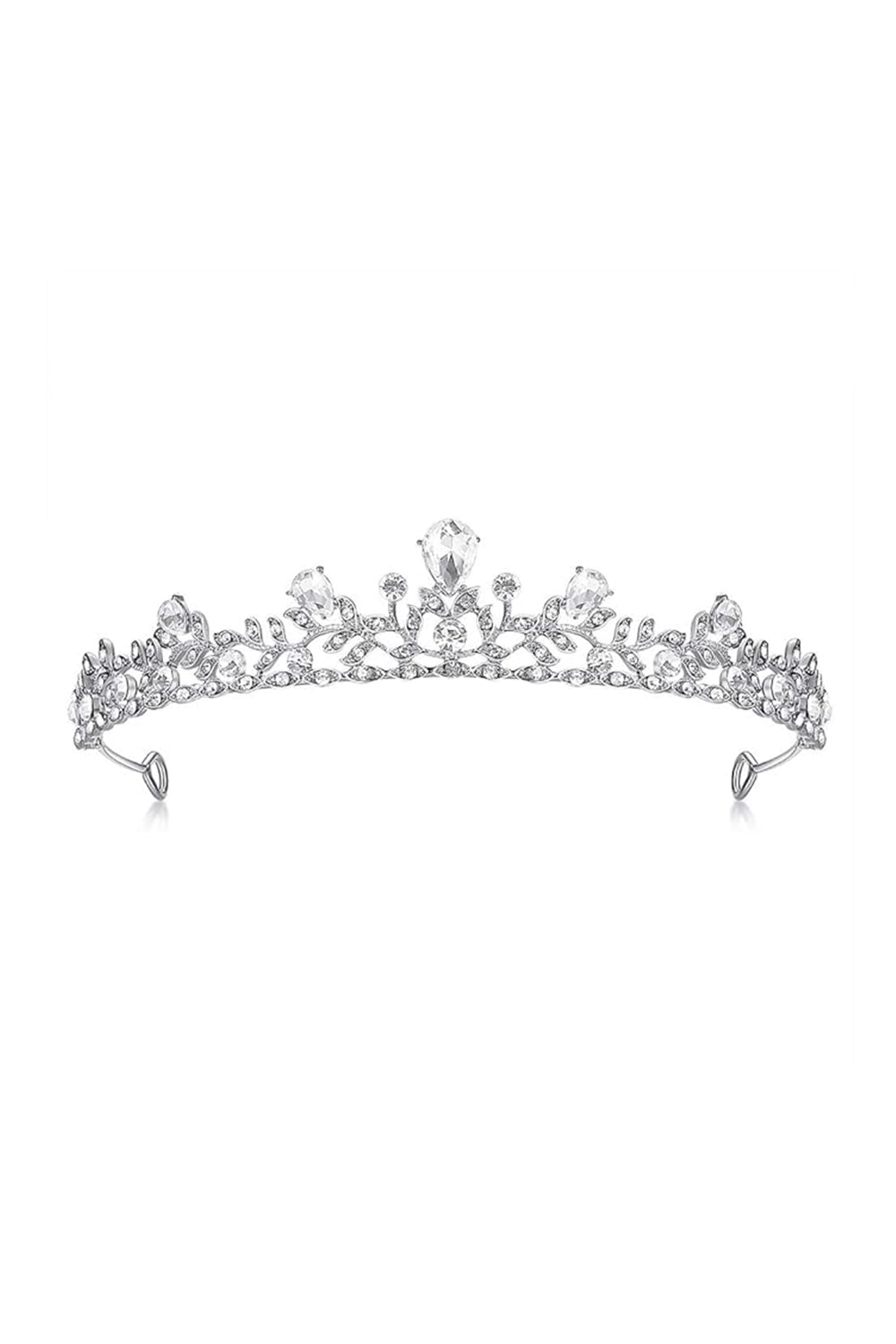 Crystal Princess Alloy Silver Tiara