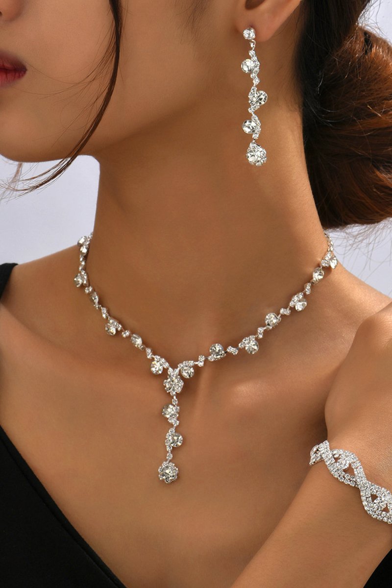 Silver Diamond Jewelry Sets - KissProm