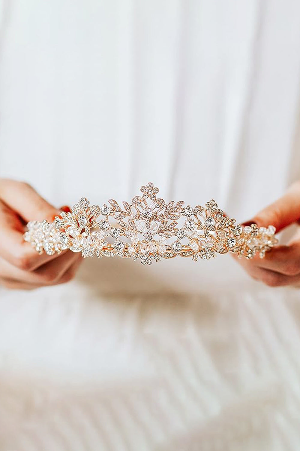 Champagne Wedding Tiara for Women