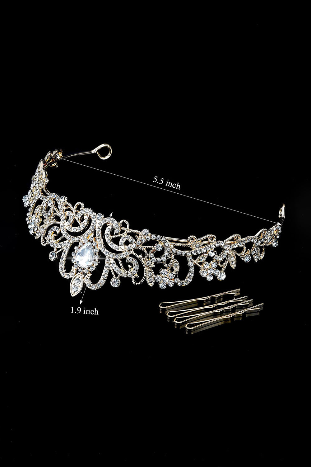 Gold Tiara Crowns for Women