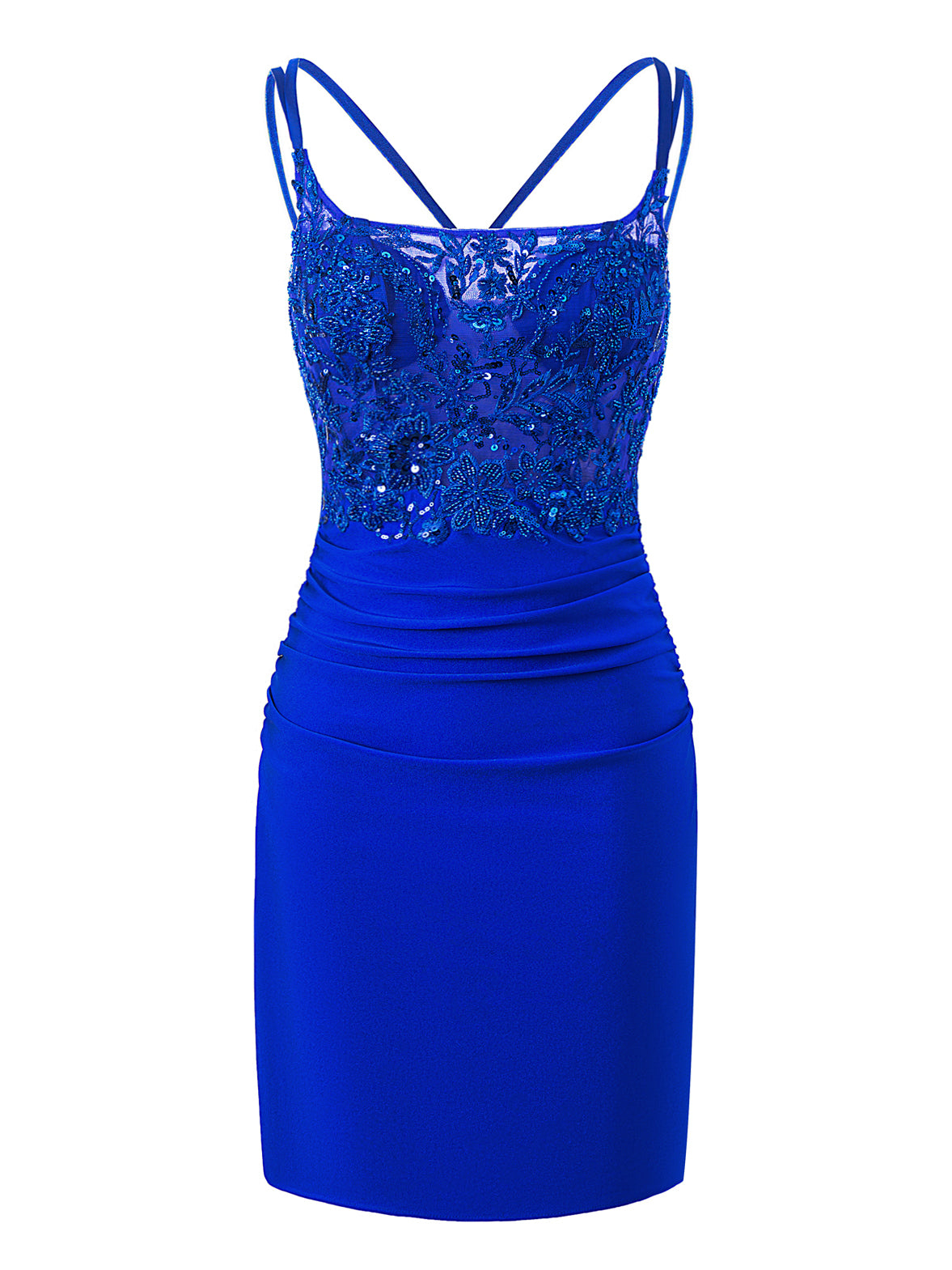 Cobalt Blue Homecoming Dress