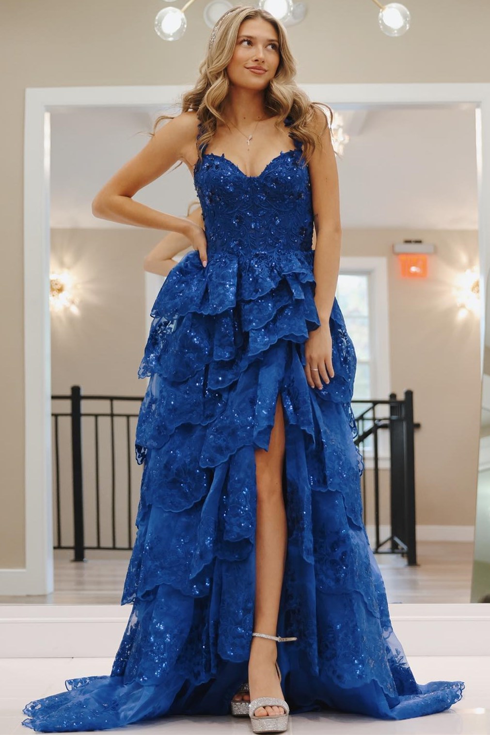 Blue ruffle 2025