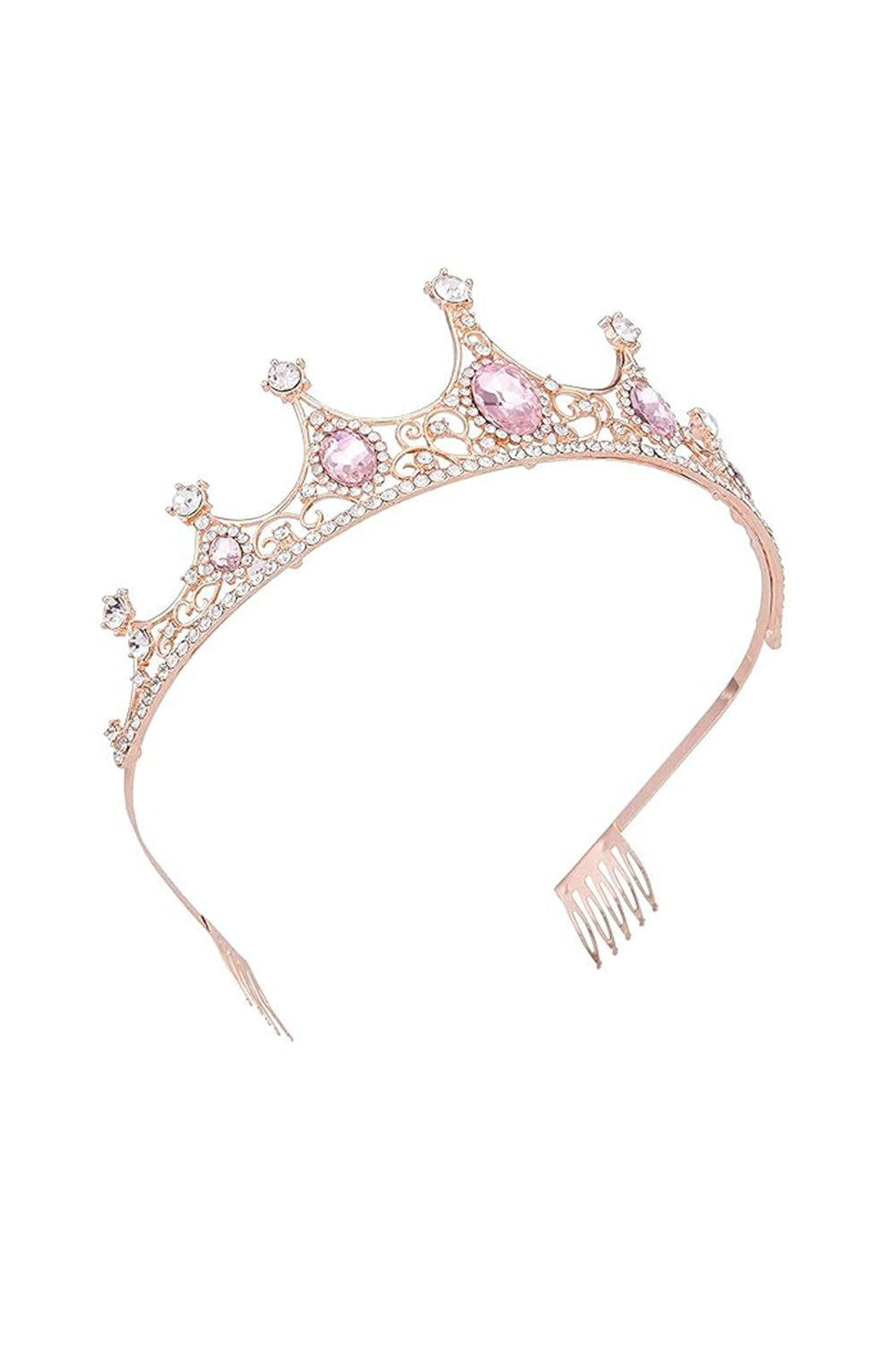 Rose Gold Tiaras Peach