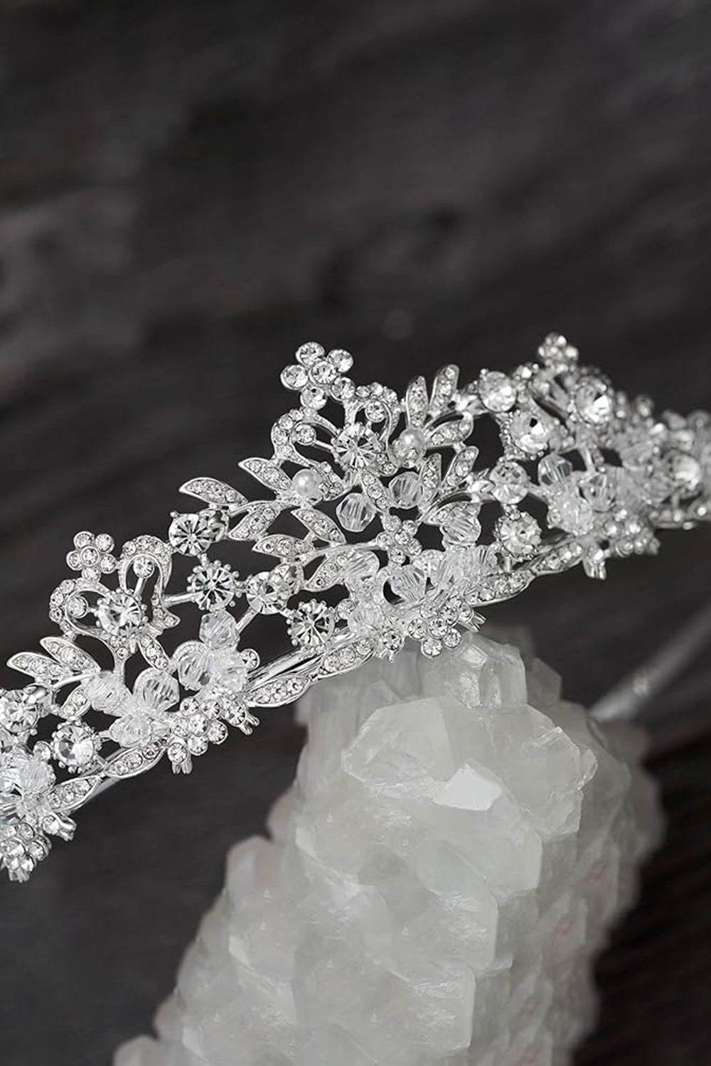 Champagne Wedding Tiara for Women