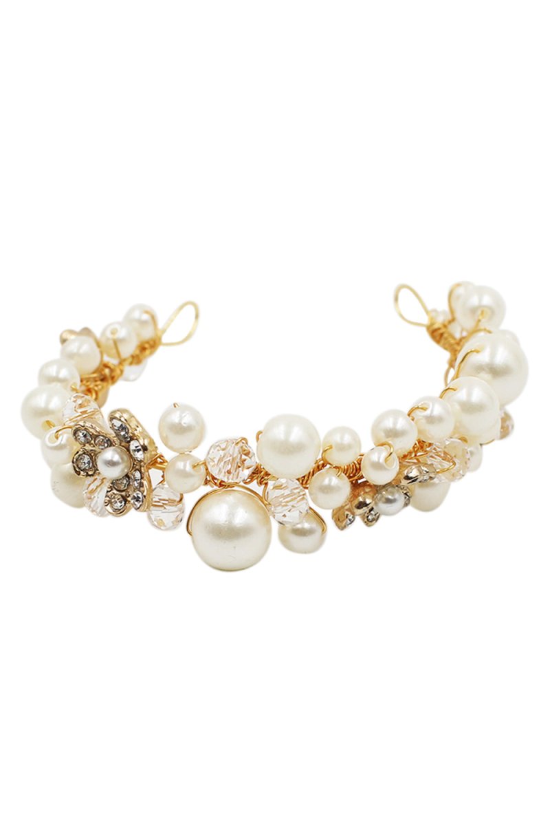 Bride and Bridesmaids Sisters Pearl Wrist - KissProm