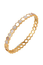 Gold Plated Titanium Stainless Steel Bracelet - KissProm