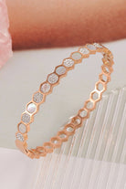 Gold Plated Titanium Stainless Steel Bracelet - KissProm