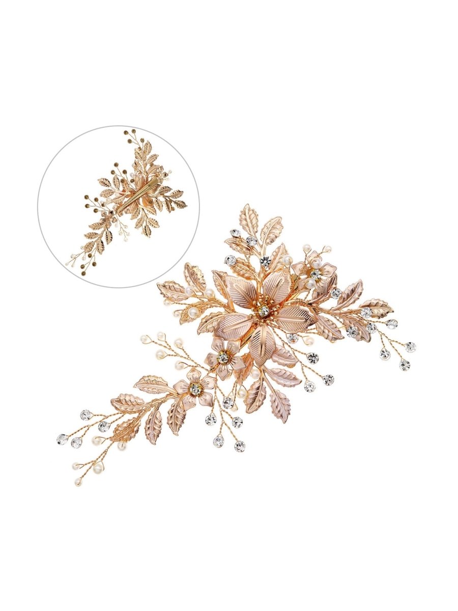 Luxury Accessories Versatile Metal Flower Hairpin - KissProm