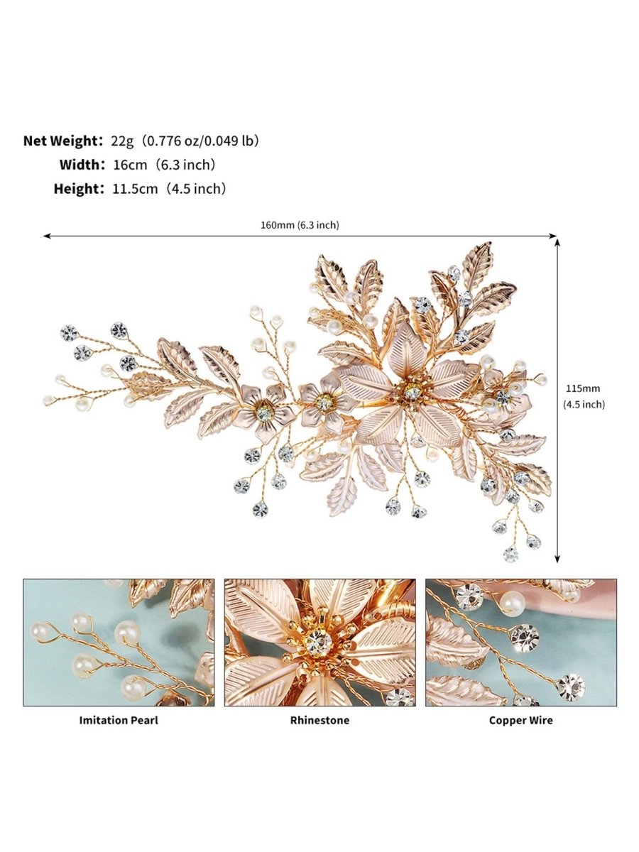 Luxury Accessories Versatile Metal Flower Hairpin - KissProm