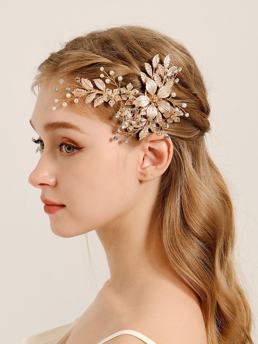 Luxury Accessories Versatile Metal Flower Hairpin - KissProm