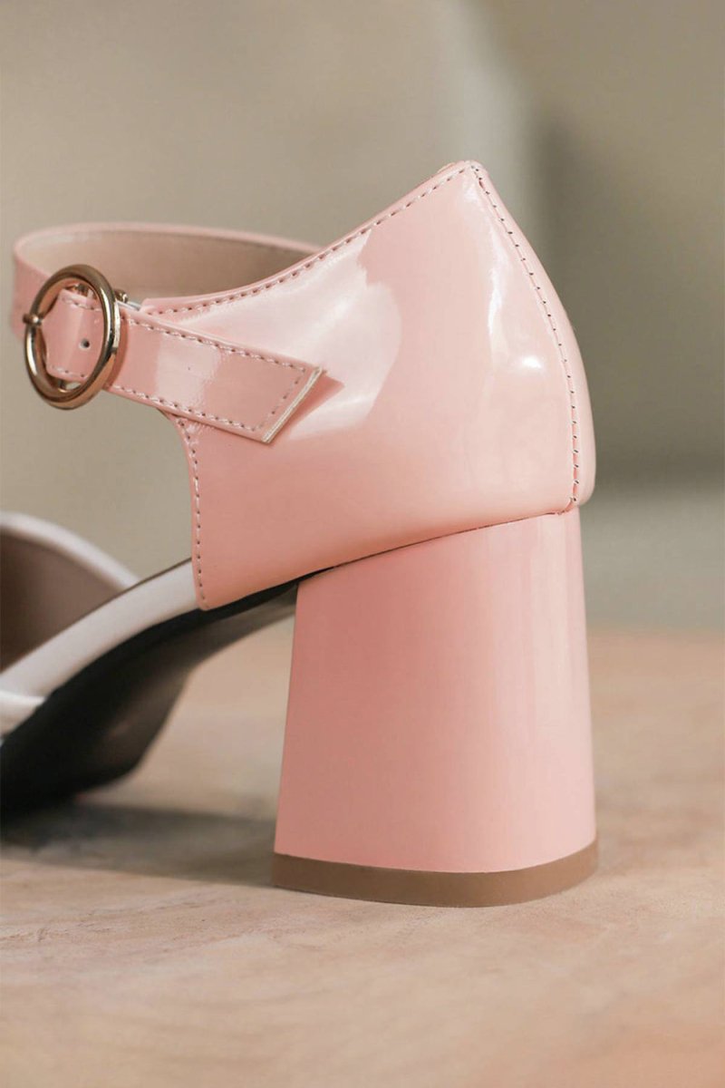 Retro Ankle Strap High Heels Shoes - KissProm