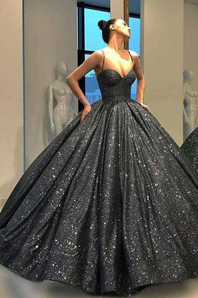 Black prom ball gown best sale