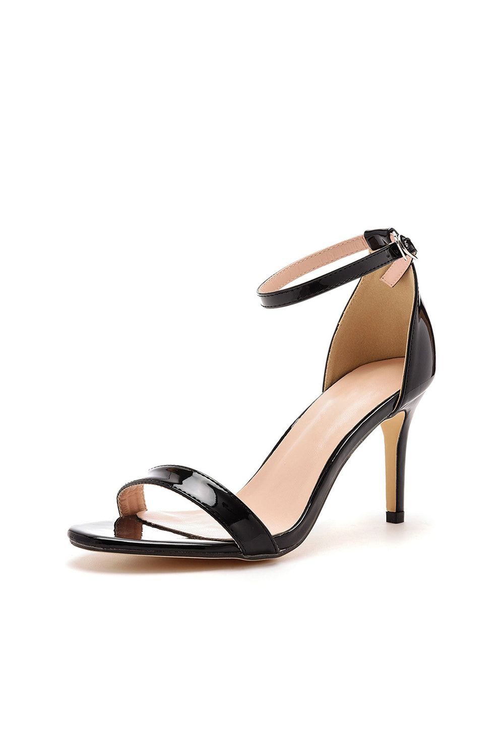 Casual Open Toe Stiletto Ankle-strap High Heels