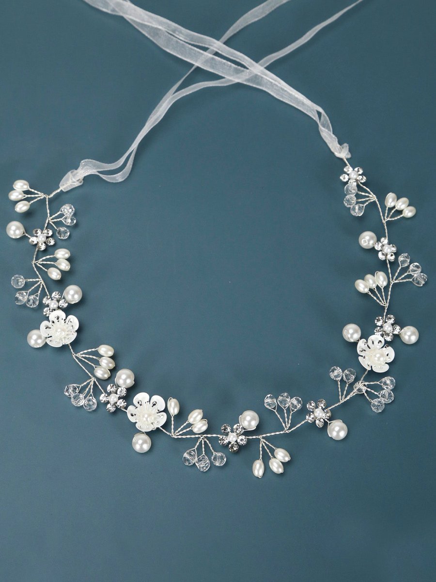 Flower Girl Pearl Headband - KissProm