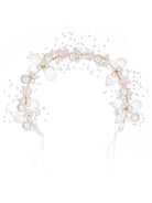 The Bride Flower Girl Leaf Pearl Headband - KissProm