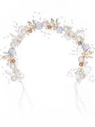 The Bride Flower Girl Leaf Pearl Headband - KissProm