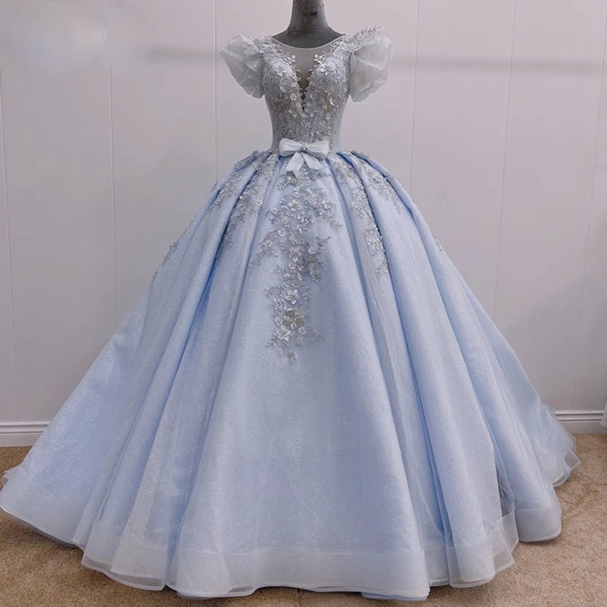 Romantic Quinceanera Organza Dress Ball Gown - KissProm