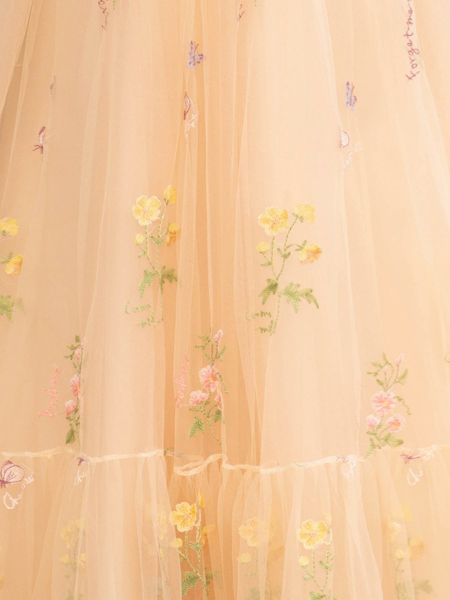 Rowan |A Line Sweetheart Long Prom Dress with Embroidery - KissProm