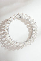 Baroque Silver Sparkly Crystal Crown - KissProm