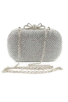 Beautiful Metal With Crystal/Rhinestone Adjustable Bridal Purse - KissProm