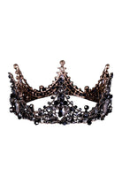 Black Gothic Crystal Crown - KissProm