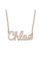 Custom Rhinestone Name Necklaces Personalized Gifts - KissProm