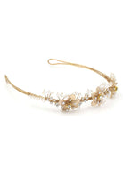 Delicate Flower Headband with Beading - KissProm