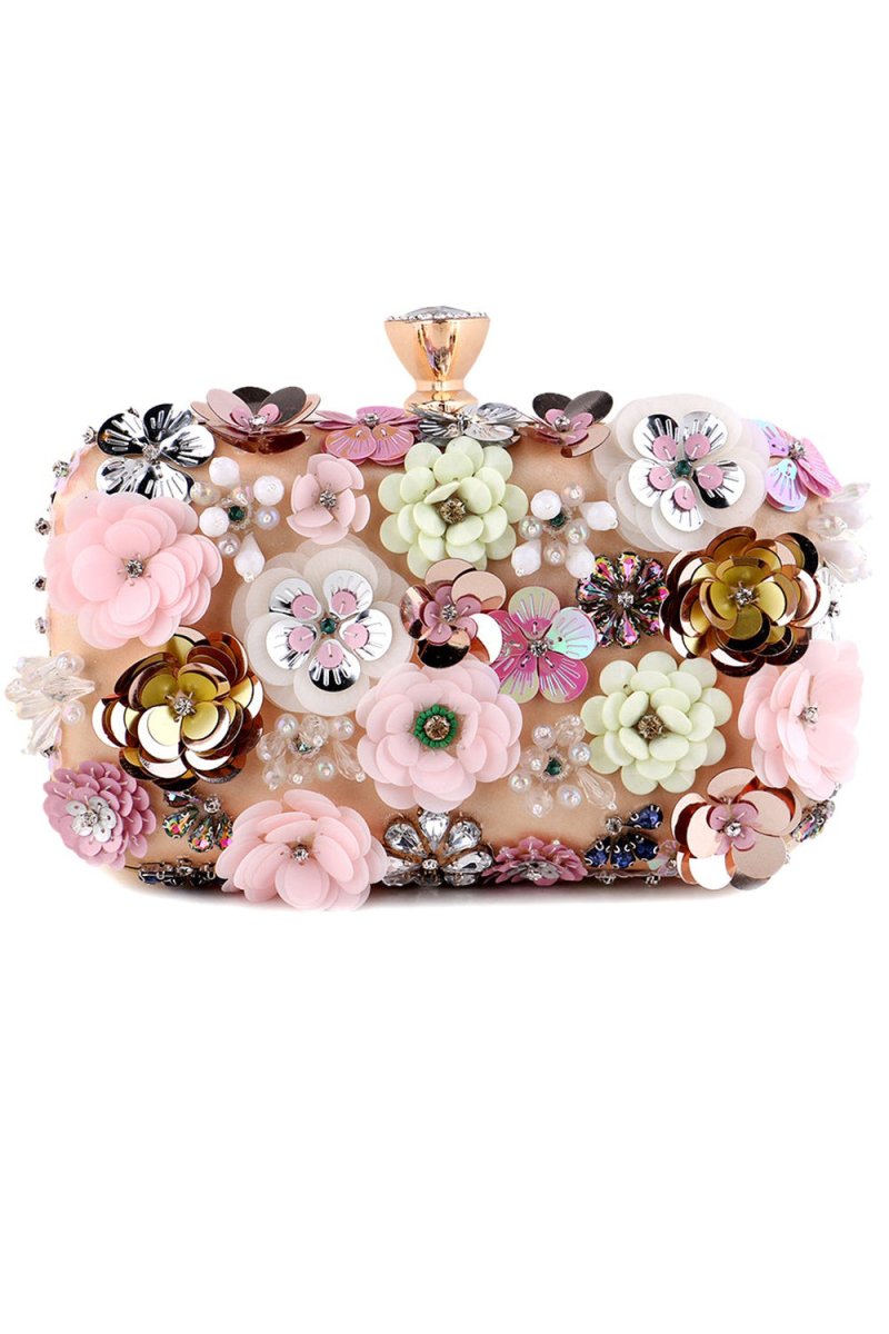 Dinner Clutch with Flower - KissProm