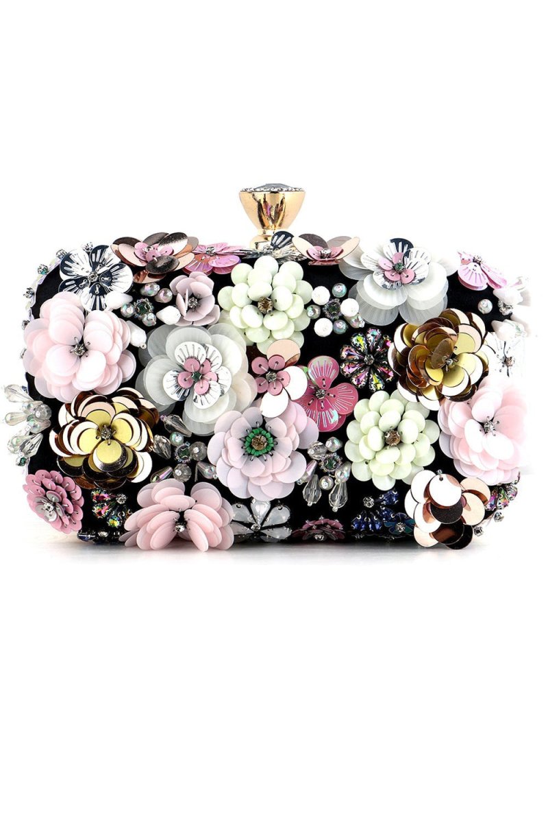 Dinner Clutch with Flower - KissProm