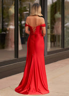 Adelaide |Mermaid Satin Long Prom Dress with Slit - KissProm