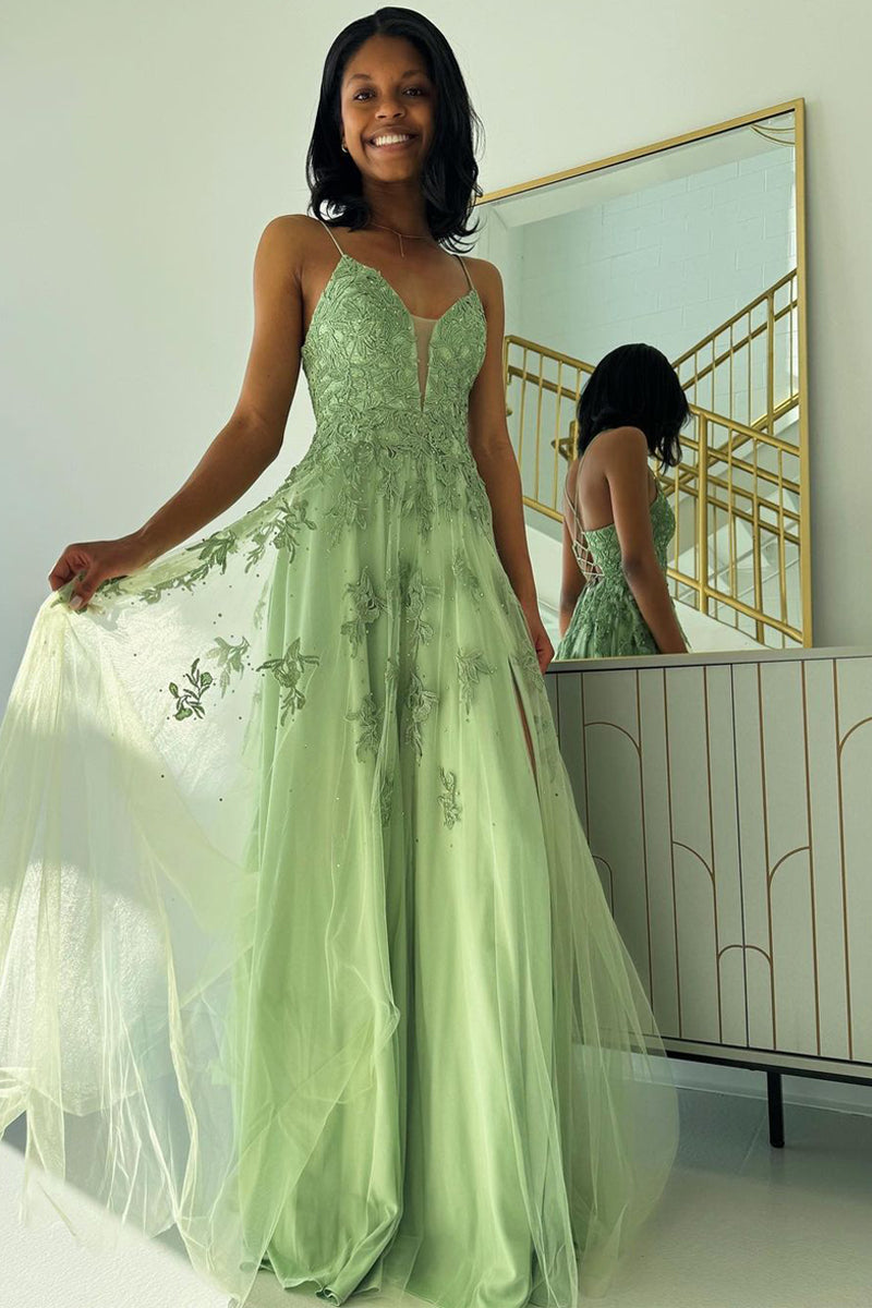 Lime Green Dama Dresses