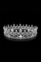 Full Crystal King Prom Tiara - KissProm