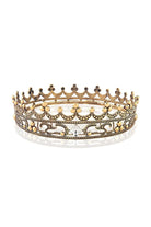 Full Crystal King Prom Tiara - KissProm